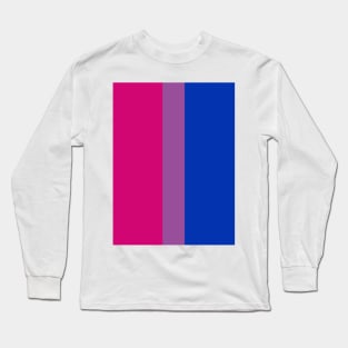 Proud Bisexual Pride Flag (Proud LGBTQ+ Community Pride Flag) Long Sleeve T-Shirt